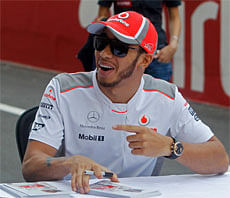 McLaren Formula One driver Lewis Hamilton. Reuters