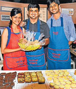 passionate foodies Tanisha Christo, Atul Saraff and Nitin Kamath. dh photos by dinesh s k