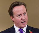 British Prime Minister David Cameron. AFP
