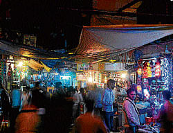 lit up Lajpat Rai and Bhagirath Palace in Chandni Chowk are a hub of decorative lights for Diwali