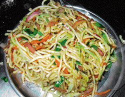 spicy Veg noodles