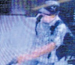 A CCTV footage shows Divesh inside the bank.