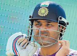 controlled aggression: India opener Virender Sehwag has entertained the masses with his pyrotechnics over the years. AFP