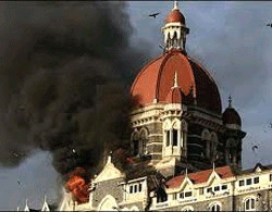Mumbai 26/11 Taj Hotel attack. File Photo