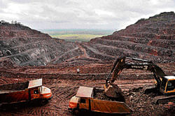 A file picture of a mine in Bellary.