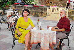 exploring cultures: Anita Kapoor in a scene from Go Asia...