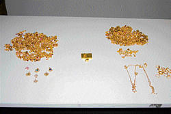 rich haul A file picture of gold ornaments which were being smuggled out of  Bengaluru International Airport.