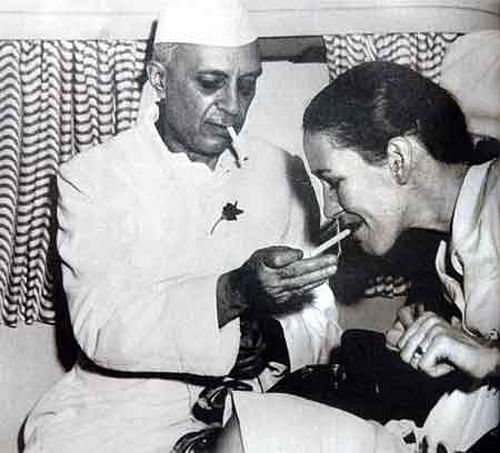 Edwina Mountbatten and Jawaharlal Nehru. File Photo