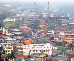 A view of Madikeri town. dh photo