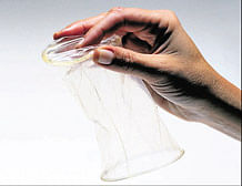 Female condom to protect against HIV