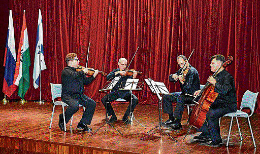 Soulful Richter String Quartet, part of the Israel Philharmonic Orchestra (IPO), performs.