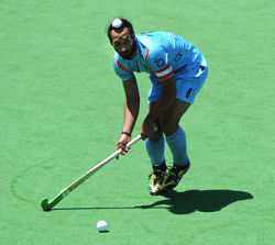 India captain Sardar Singh. File AP Photo