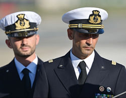 Italian marines back home