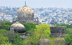 The Quli Qutb Shah Archaeological Park comprising the Qutb Shahi Tombs Complex and Deccan Park, is one of the most significant historic medieval necropolises having 70 structures and encompassing 40 mausoleums, 23 mosques.