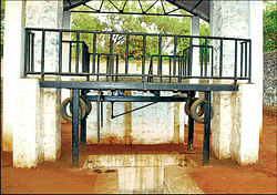 A file photo of the gallows at the Central Prison, Hindalga in  Belgaum.