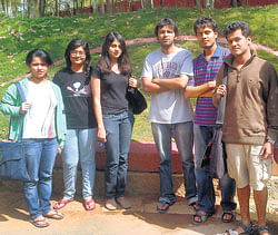 Smart bunch (From left): Saiya Savooji, Shreya Kundu, Ritika Sinha, Ayush Nanda, Anurag Mohanty, Asis Panda and Jinal Dadiya are some of the students who are set to go for their internships.