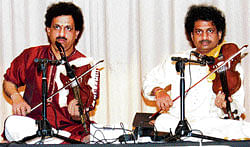 Awesome Twosome Violinists Mysore Manjunath and Mysore Nagaraj.