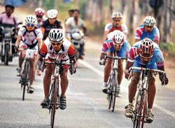 Determined Many Bangaloreans are taking to long distance cycling.