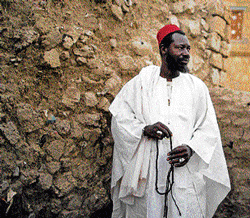 Mahalmoudou Tandina, a marabout, or Islamic preacher, in Timbuktu, Mali. NYT