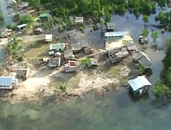 File photo of 2007 tsunami in Solomon islands. Reuters