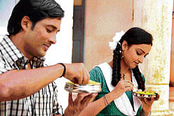 Sharing joys n sorrows: Prem and Meghana Gaonkar in the film.