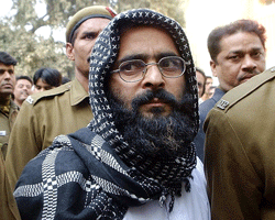 Parliament attack convict Afzal Guru. File Photo