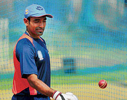 relaxed: Presidents XI batsman Robin Uthappa during a practice session in Chennai on Monday. Pti