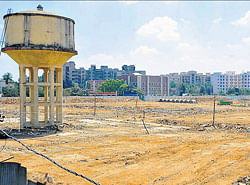 Sad plight: The Ejipura slum has been cleared to build a new mall.