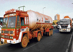 Tankers have to make frequent trips to the City since fuel is an essential commodity.