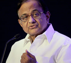 Union Finance Minister, P Chidambaram during a Press Conference announcing the launch of MCX'SX Equity & Equity Derivatives Segment in Mumbai on Saturday. PTI Photo