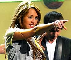 Singer-actress Miley Cyrus. File Photo