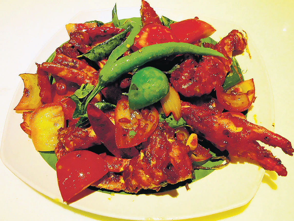 CRUNCHY Malabar chilli crab