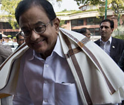 Finance Minister P. Chidambaram. AFP Photo
