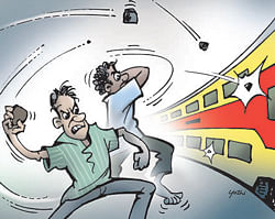 Railways hits the road against stone throwing