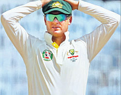Aussie skipper Michael Clarke has a tough task of lifting his battered team. AFP