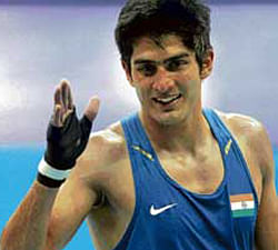 Olympic medallist Vijender Singh File Photo