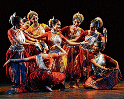 Traditional: Ashtapadi (eight line poems) were presented in all major dance forms this year.