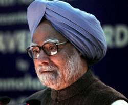 Prime Minister Manmohan Singh. File PTI Image