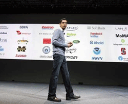 Sundar Pichai speaks during Google I/O Conference at Moscone Center in San Francisco, California June 28, 2012.  Credit: Reuters