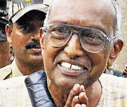 Bidya Bhushan Mohanty, the father of Bitti Mohanty,  leaves after he was  interrogated by the Kerala police in Cuttack on  Saturday. PTI