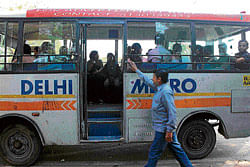 Convenient:  The new metro feeder service for JNU is picking up at a slow pace.