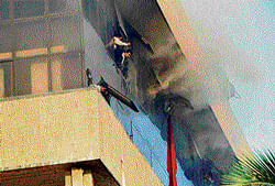 A file photo of Carlton  Towers where fire broke  out in 2009.