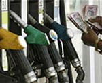 Diesel price hiked by  45 paise