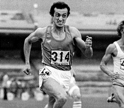 Fast and furious Pietro Mennea  on his way to a world record time of 19.72 seconds in the 200M&#8200;final of the World University Games in Mexico City on September 12, 1979. His record remained in the books for close to 17 years. AP