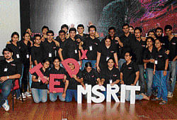 Popular: The organising team of MS Ramaiah Institute of Technology.