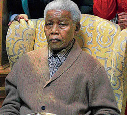 Mandela in his home village of Qunu in rural eastern South Africa. AP file