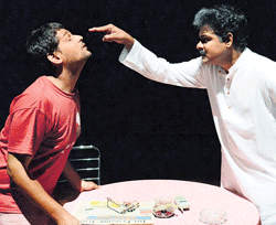 Humourous: A still from the play.