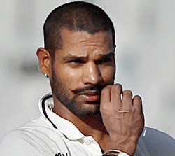 Sunrisers Hyderabad batsman Shikhar Dhawan. File Photo