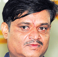 Munirathna Naidu, the Congress candidate from Rajarajeshwari Nagar