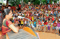 Stories on festivals keep children enthralled